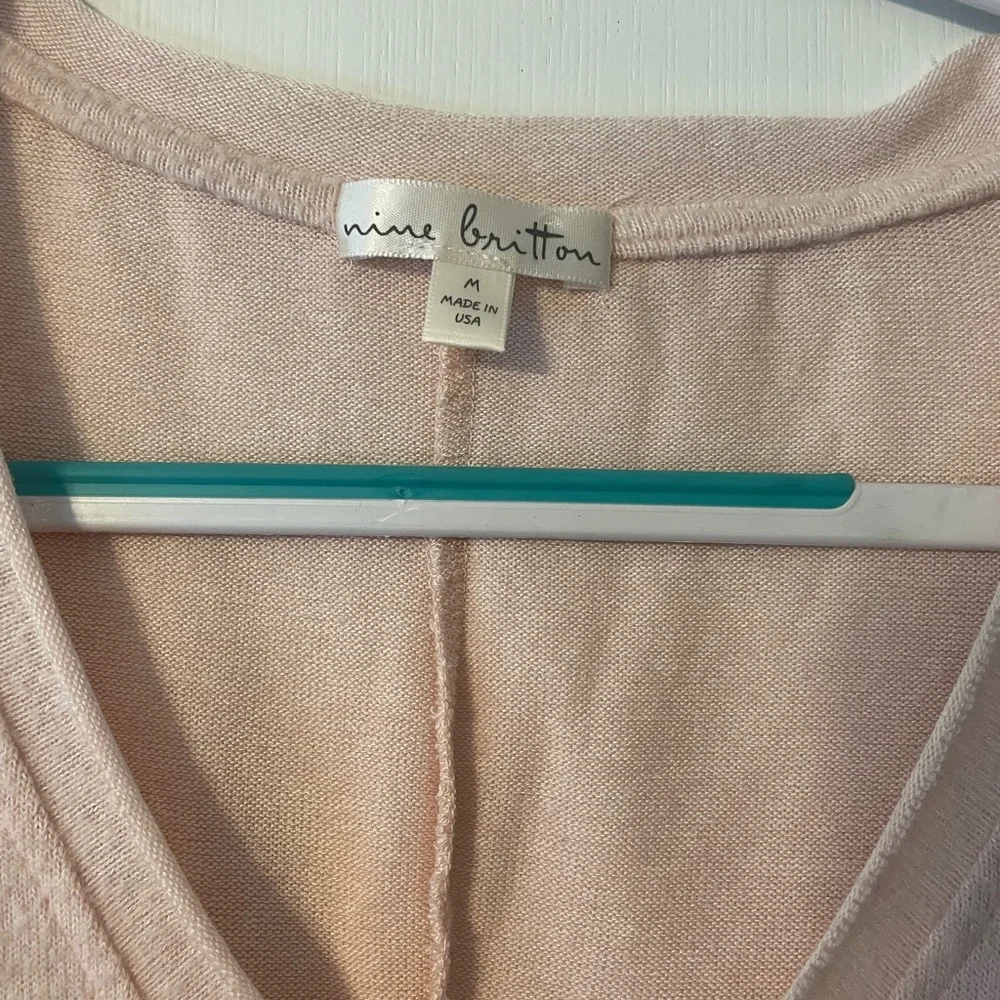 Nine Britton Light Pink Sweater - Picture 3 of 6